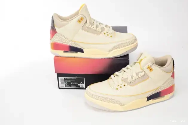 Rep Husky Balvin x Jordan J FN0344-901 Air 3 Sunset Medellin 0508